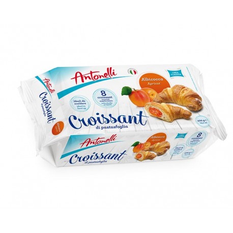 Antonelli - croissants with apricot filling (8 pieces), net weight: 14,1 oz