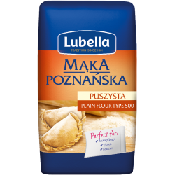 Lubella - Poznańska wheat flour type 500, net weight: 2 lb 3.3 oz