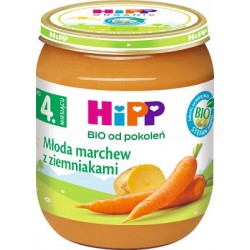 HIPP - baby carrot with potatoes, organic, net weight: 4.41 oz