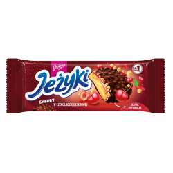 Goplana Jeżyki - hedgehog cookies cherry, net weight: 4.93 oz