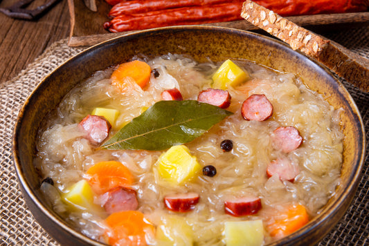 Authentic Kapusniak Recipe (Polish Sauerkraut & Kielbasa Soup)