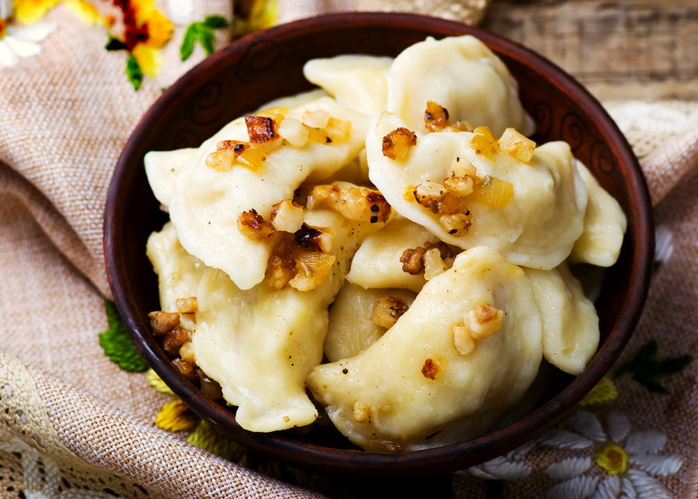 Easy Vegan Pierogies: The BEST Potato & Caramelized Onion Recipe