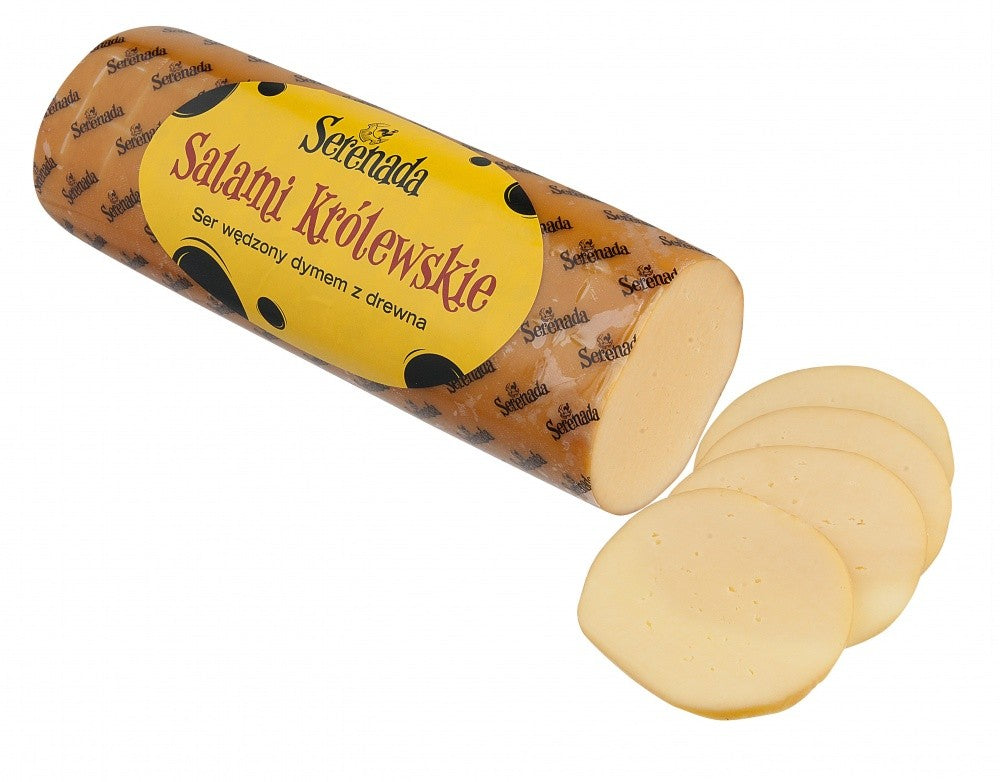 Spomlek - salami królewskie smoked cheese, sliced, net weight: 1 lb