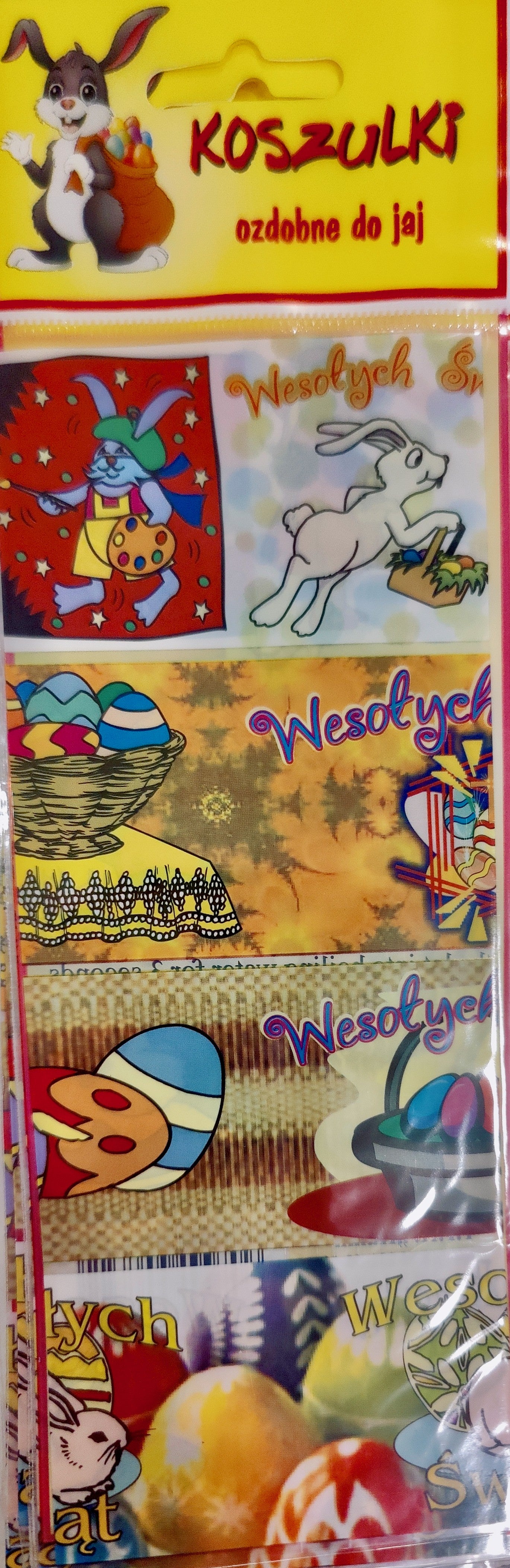 PPH KAMIL - shrinking sleeves for Easter eggs, 1 set (for 4 eggs), set no.4