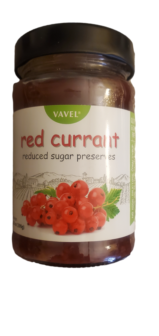 Vavel - red currant reduced sugar preserves, net weight: 10.23 oz (290g)