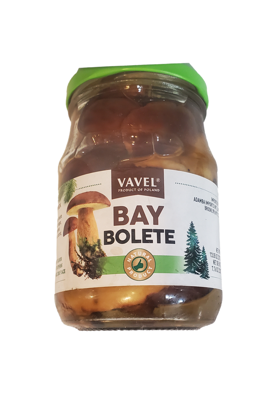 Vavel – pickled Bay Bolete mushrooms (podgrzybek), net wt. 13.05 oz (370 g)