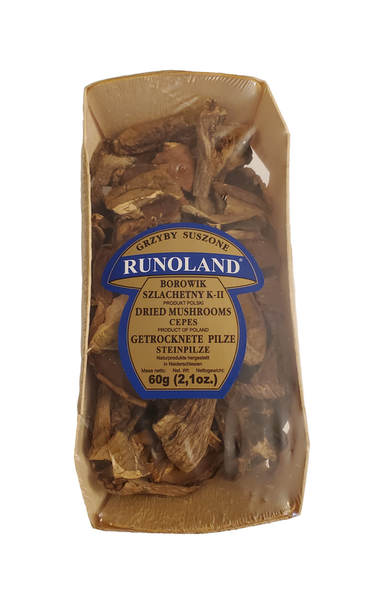 Runoland – Dried Mushrooms (Cepes / Porcini) 2.1 oz (60 g)