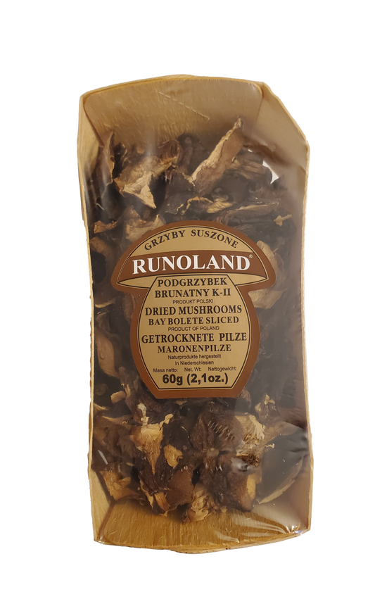 Runoland – Dried Mushrooms Bay Bolete Sliced 2.1 oz (60 g)