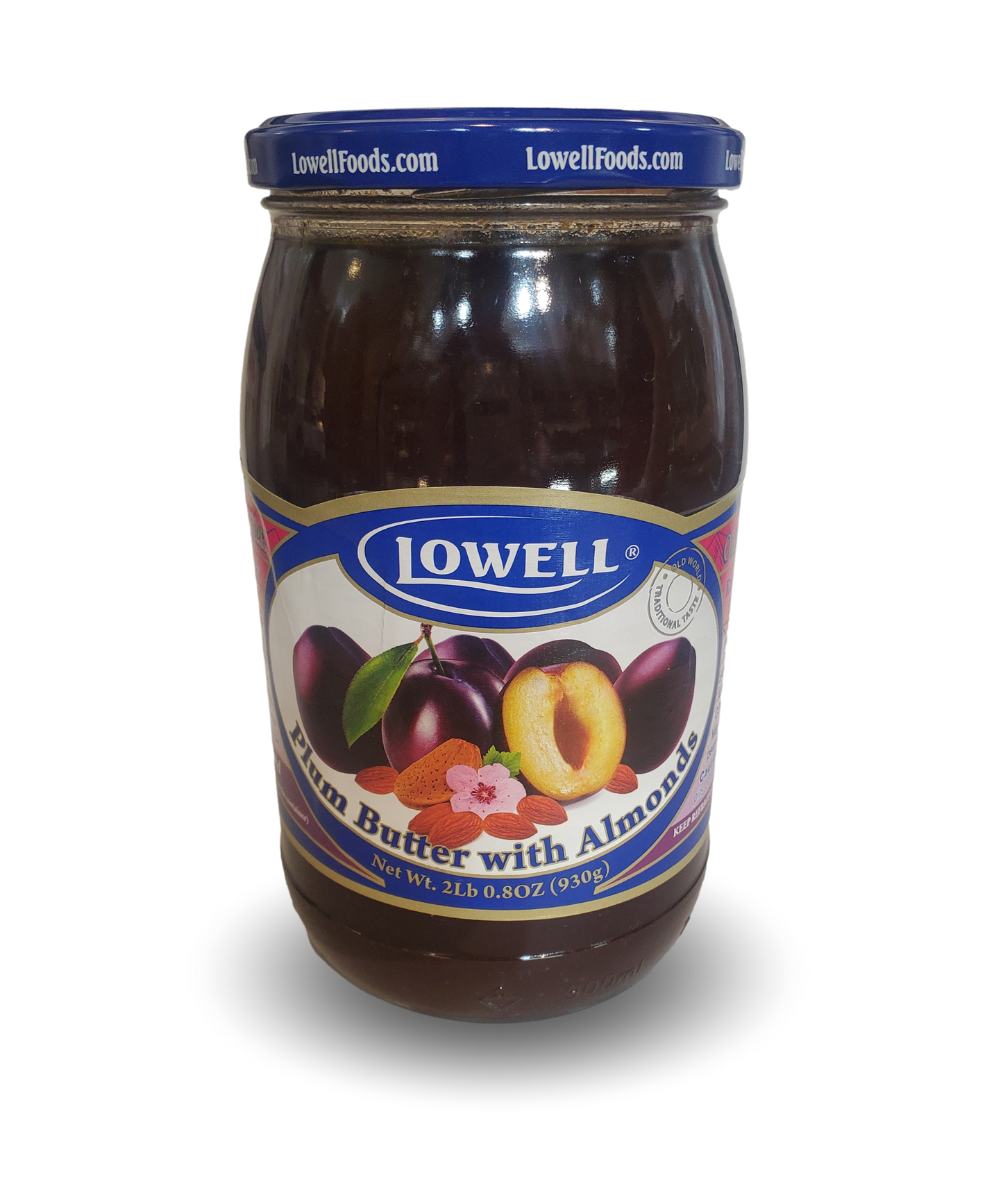 Lowell – Plum Butter with Almonds, Net Wt: 32.8 oz (930 g)