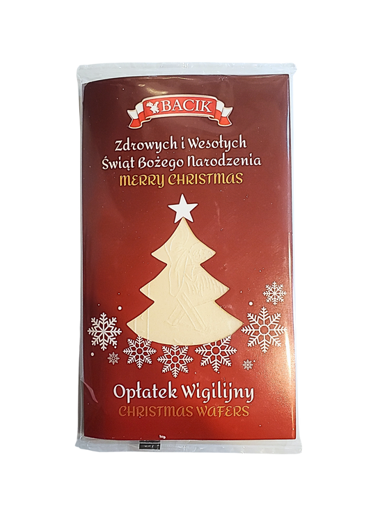 Bacik Christmas Wafers – Traditional Polish Christmas Opłatek, Net Wt. 0.6 oz (17 g)