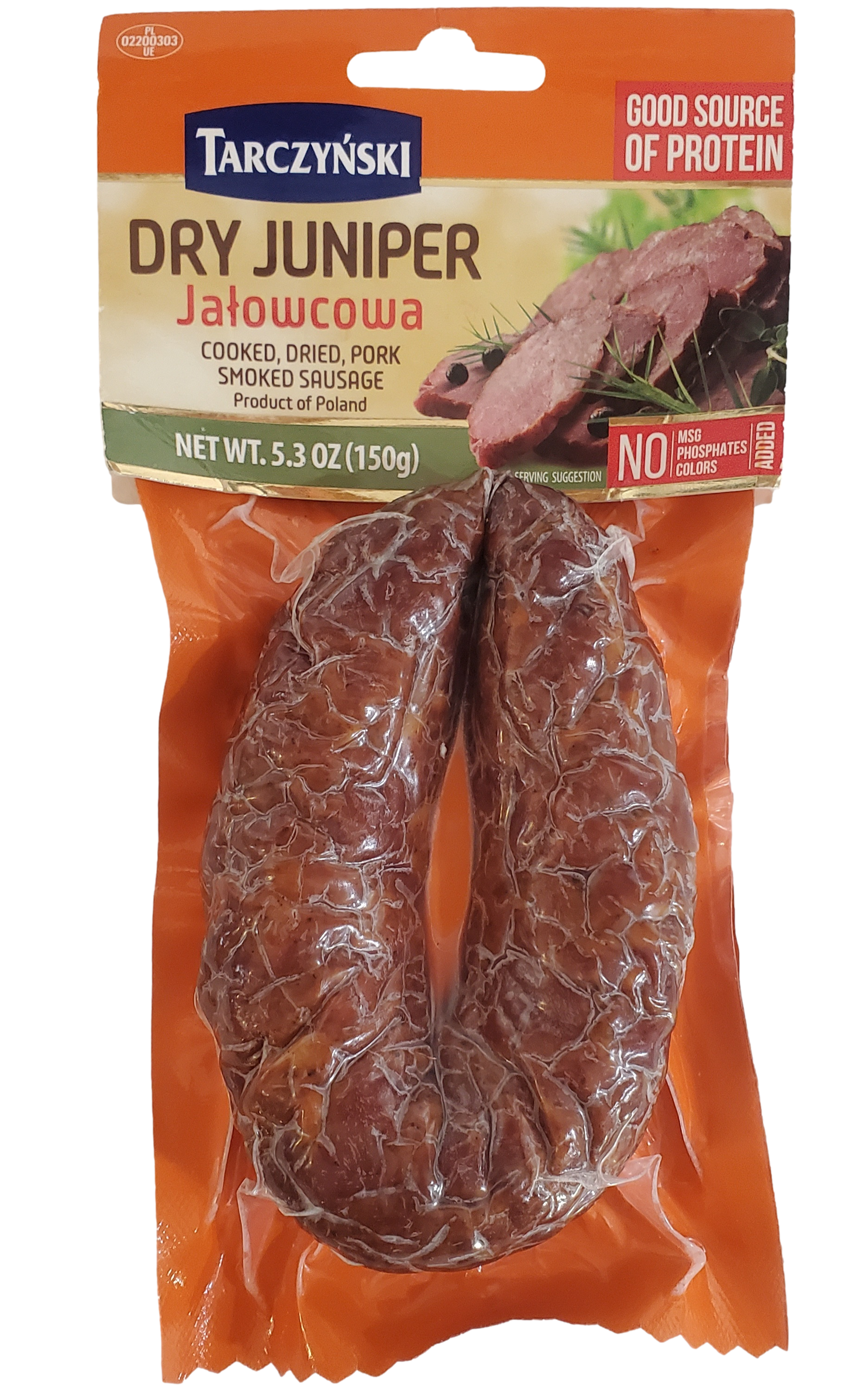 Tarczyński - Dry Juniper Sausage, net weight: 5.3 oz (150 g)
