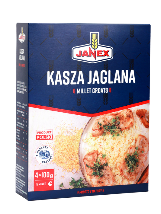 Janex - Millet Groats, Net Weight: 14.11 oz (400 g)
