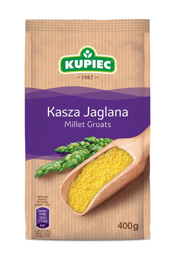 Kupiec -millet groats loose, net weight: 400 g