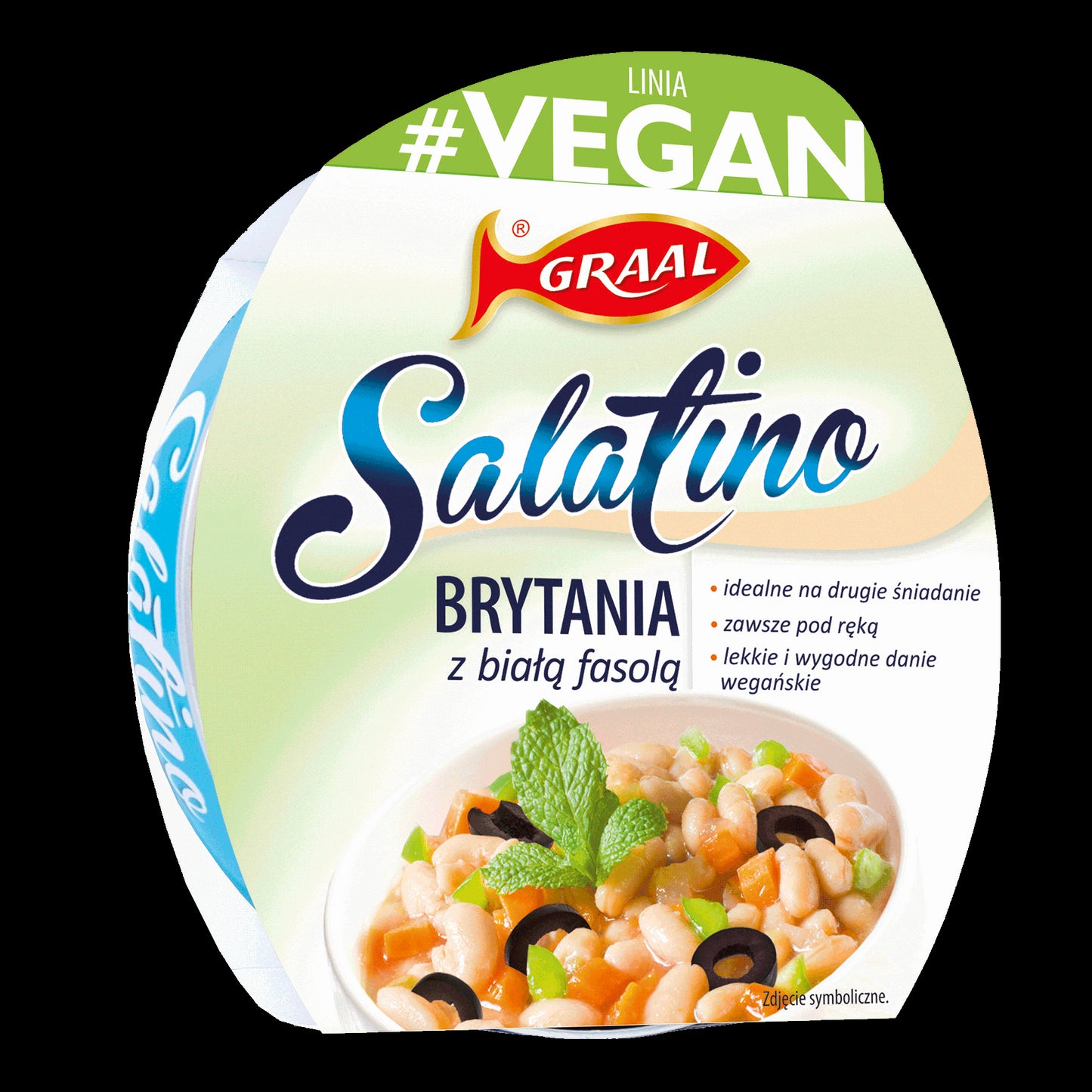 Graal Salatino - vegan Britania salad with white beans, net weight: 5.29 oz