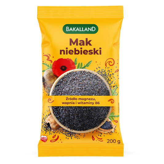 Bakalland – Blue Poppy Seeds, Net Wt: 7.05 oz (200 g)