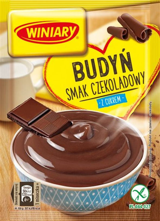 Winiary - chocolate pudding with sugar, net weight: 63 g
