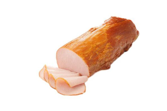 Canadian bacon, net weight: 1 lb