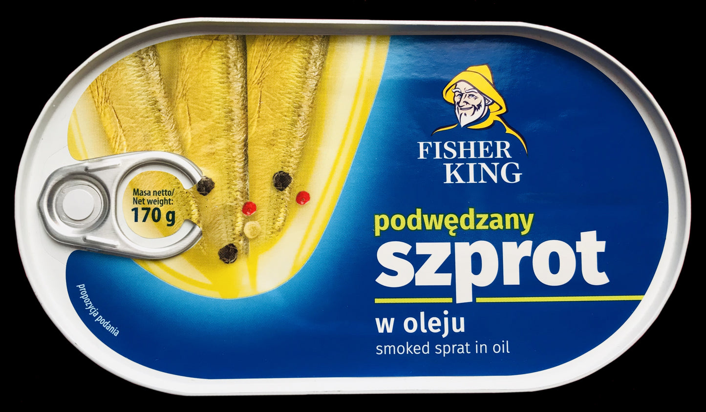 Fisher King  - smoked sprat in oil, net weight: 170 g