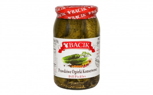Bacik - dill pickles, net weight: 30 oz (850 g)