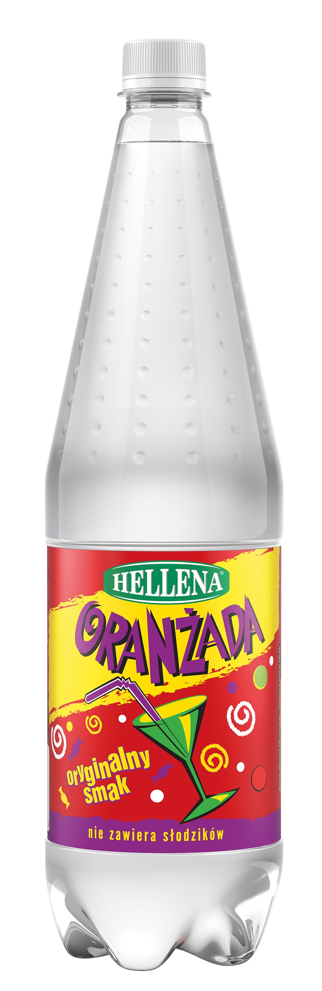 Hellena - Orangeade White Soda, 1,25 l