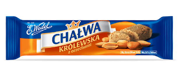 E.Wedel - royal halva with nut chunks, net weight: 1.76 oz (50 g)
