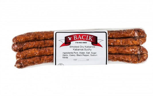 Bacik - mini dried kabanos, net weight: 0.5 lb