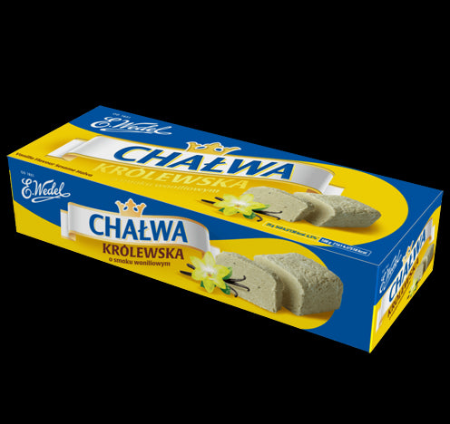 E. Wedel - vanilla flavor sesame halva, net weight: 8.82 oz