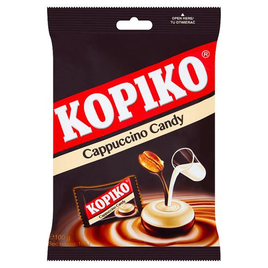 Kopiko Cappuccino - cappuccino flavor hard candy, net weight: 3.53 oz