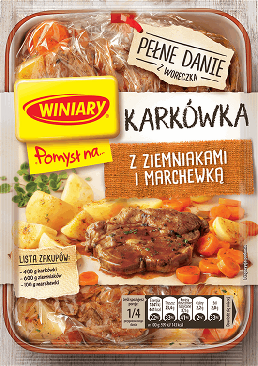 WINIARY IDEA FOR ... seasoning kit for pork shoulder, net weight: 1.6 oz