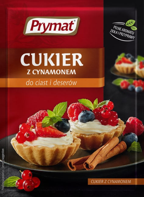 Prymat - cinnamon sugar for cakes and desserts, net weight: 0.53 oz