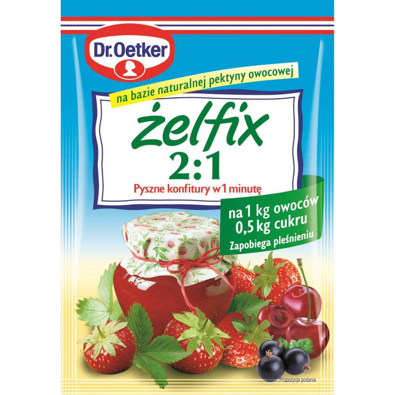 Dr. Oetker - pectin jam additive, net weight: 1.41 oz