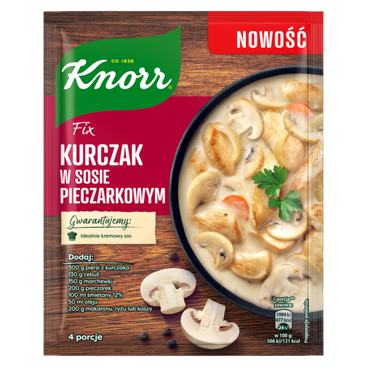 Knorr - Chicken in Mushroom Sauce Fix, Net Wt. 1.16 oz (33 g)