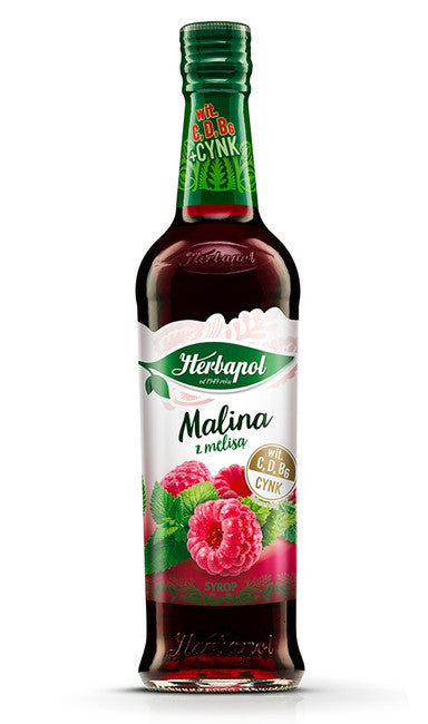 Herbapol - raspberry with lemon balm, net content volume: 14.2 fl oz