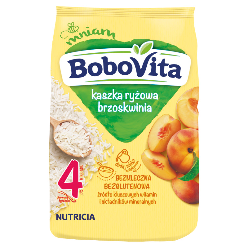 BoboVita - rice porridge with peach, after 4th month, net weight: 6.35 oz