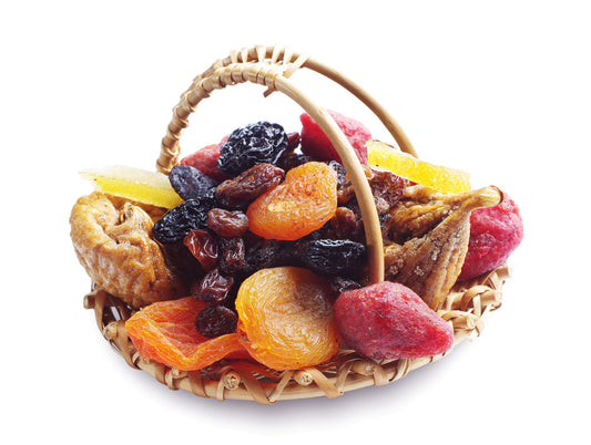 Dried fruit mix, net weight: 7.05 oz
