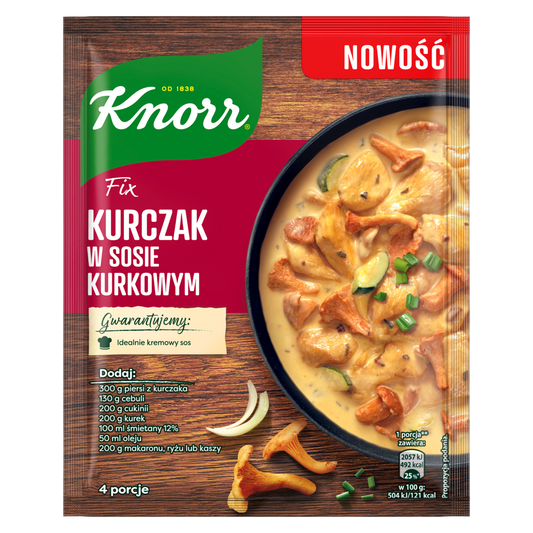 Knorr - Chicken in Chanterelle Sauce Fix, Net Wt. 1.52 oz (43 g)