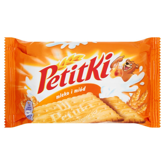 Petitki biscuits - milk and honey, net weight: 1.69 oz