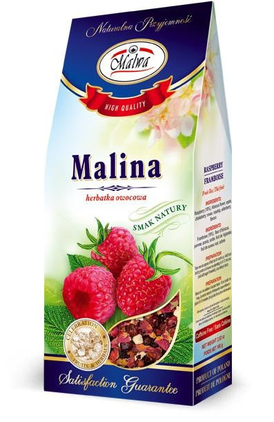 Malwa - raspberry, loose fruit tea, net weight: 3.53 oz