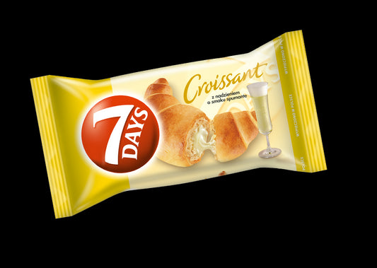 7 Days - croissant with spumante cream filling, net weight: 2.12 oz