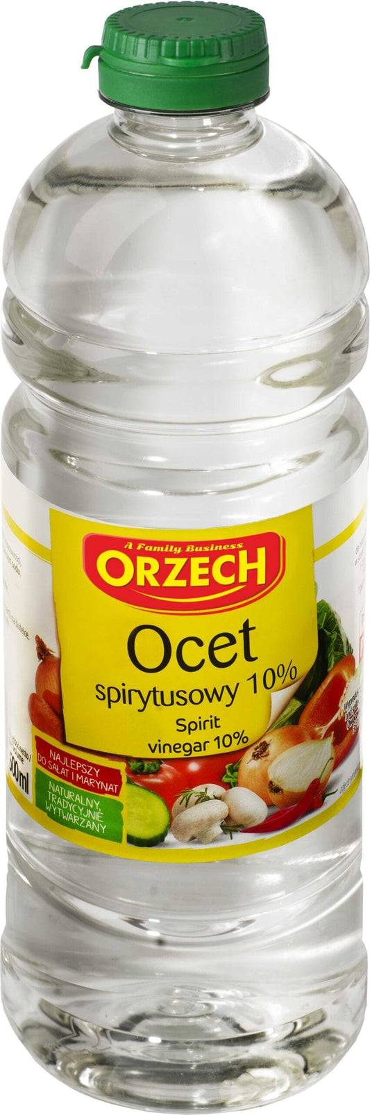 Orzech - spirit vinegar (10% acidity) – 16.9 fl oz (500 mL) PET Bottle