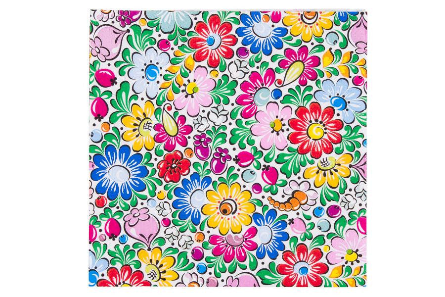 Folkstar - paper napkins Opole pattern, 1 pack (20 pieces)
