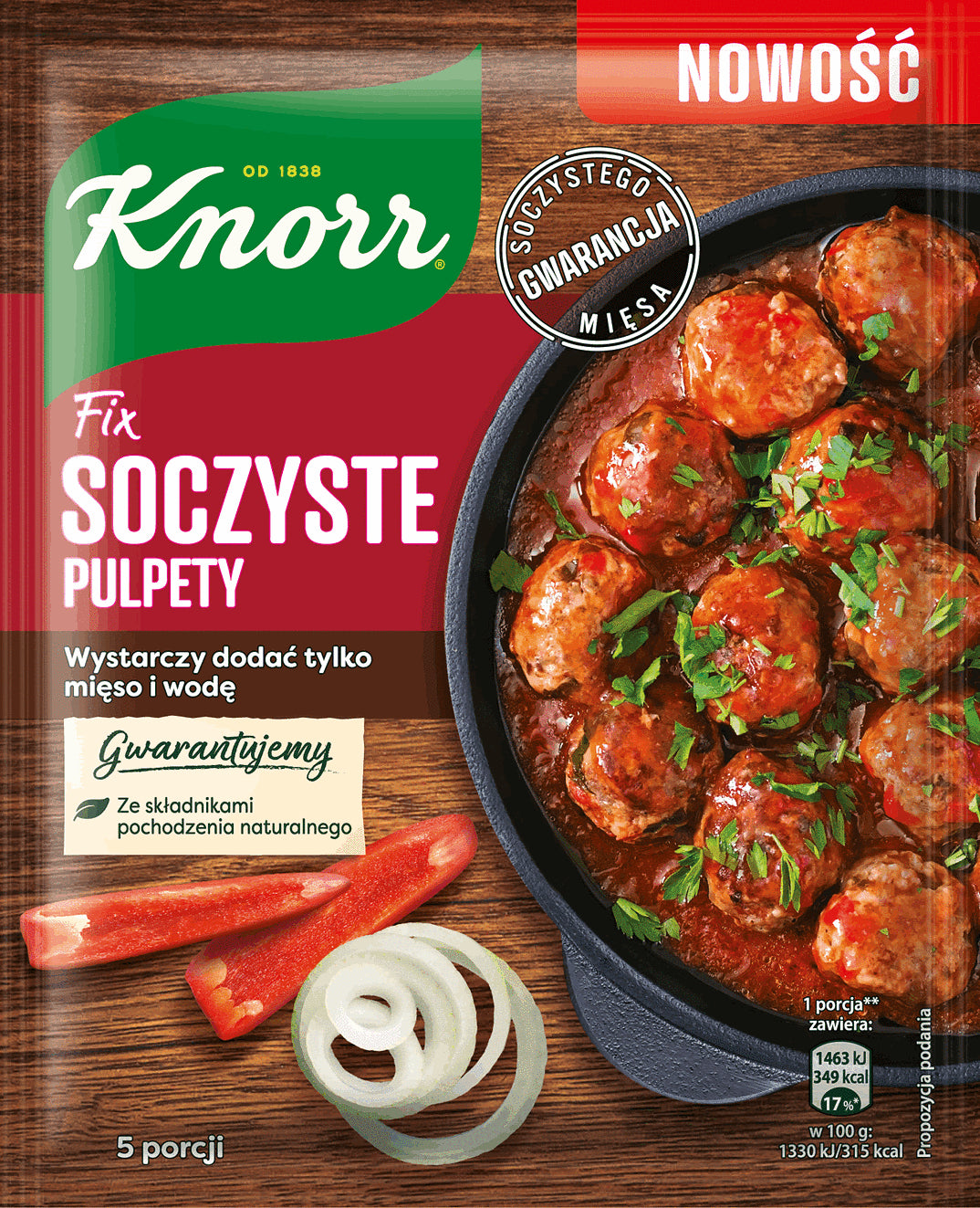 Knorr - juicy Polish meatballs fix, net weight: 2,47 oz