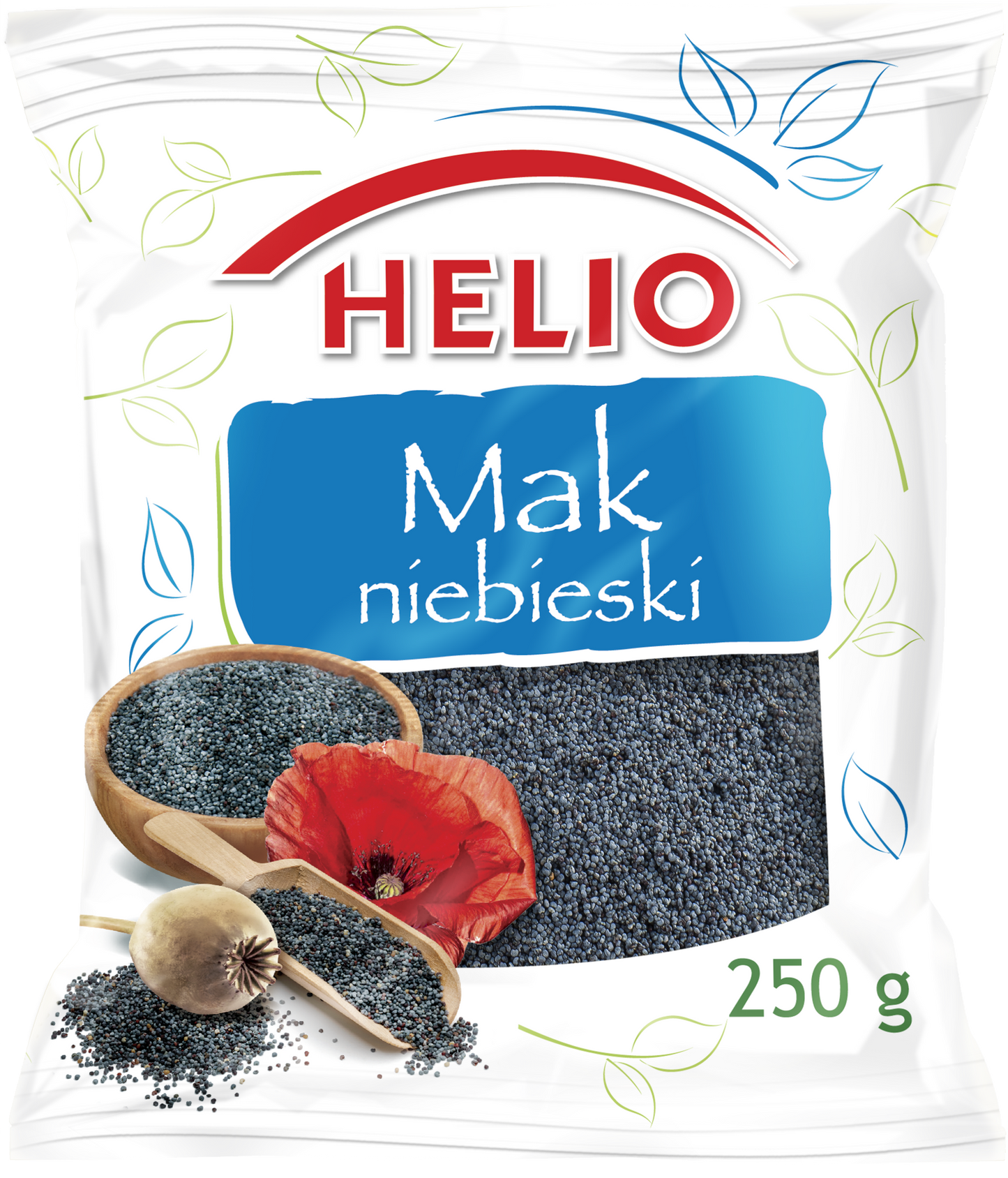 Helio - Blue Poppy Seeds, Net Wt: 8.82 oz (250 g)