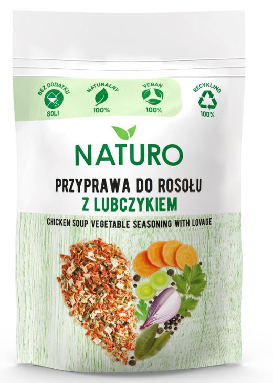 Naturo - broth seasoning with lovage, net wt.: 1.76 oz (50 g)
