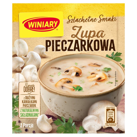 Winiary – Mushroom Soup, net wt.: 1.55 oz (44 g)