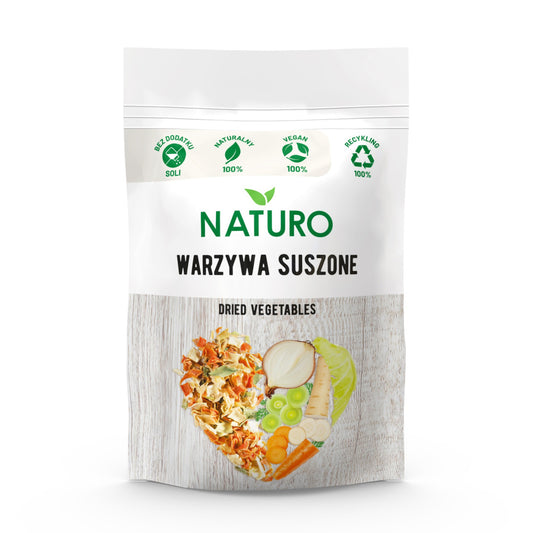 Naturo - dried vegetable mix, net wt.: 2.29 oz (65 g)