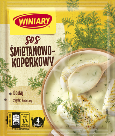 Winiary Cream and Dill Sauce Mix, Net Wt.: 0.95 oz (27 g)
