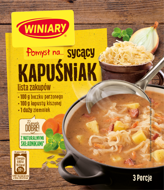 Winiary Idea for... Hearty Cabbage Soup Mix, net wt: 1.48 oz (42 g)