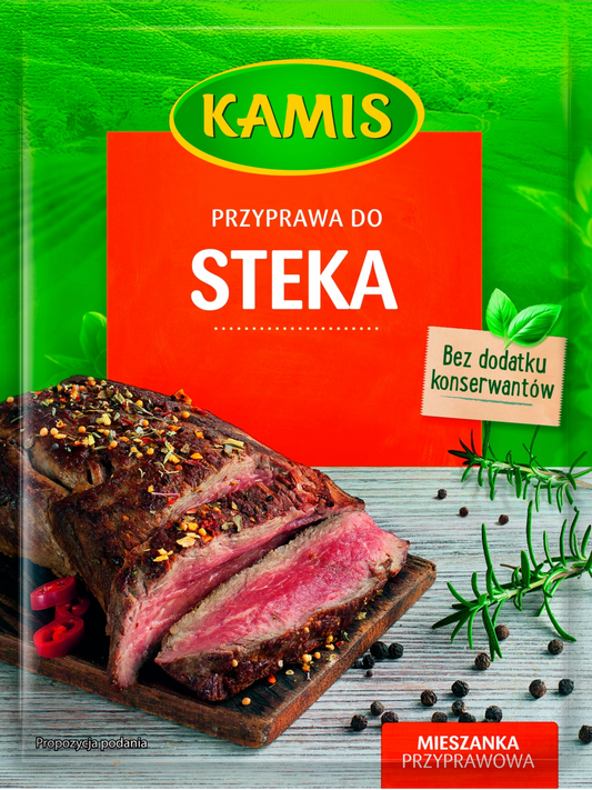 Kamis - steak seasoning mix, net wt: 0.7 oz (20 g)