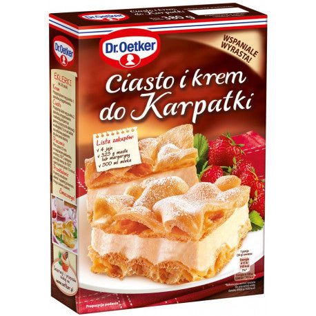 Dr. Oetker - Cake & Cream Mix for Karpatka, Net Weight: 13.40 oz (380 g)